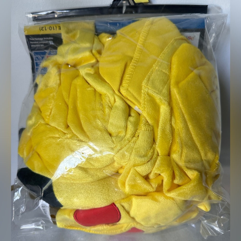 Pokemon Pikachu Yellow Halloween Costume for Kids size L 10-12 - Picture 3 of 3